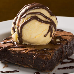 BROWNIE COM SORVETE